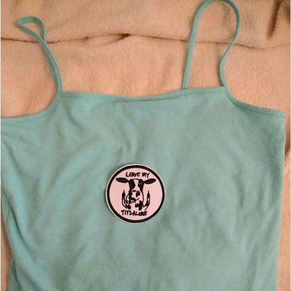 Baby cami leave them alone crop - Picture 1 of 3